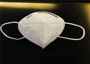 Fliud Dayanıklı N95 Karbon Filtre Maskesi, Yüksek Filtrasyon Beyaz Cerrahi Maske