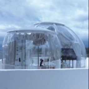 Catering Leisure için Turizm PC Kabarcık Jeodezik Dome Çadır