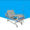 500-780mm Taşınabilir Hastane Yatağı, IV Standlı Katlanabilir Manuel Ayarlanabilir Yatak