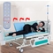 ABS Korkuluklar Metal Hemşirelik Hastane 4 Tekerlekli Ayarlanabilir Yataklar