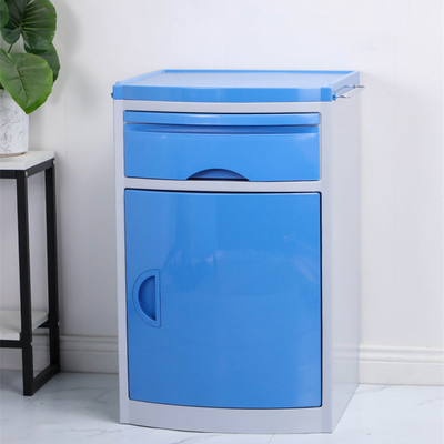 Tıbbi Başucu Masası H760 * W480 * D460MM Hastane Havlu Askısı ile Dayanıklı Çelik Dolap